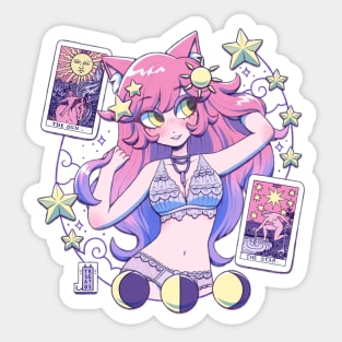 Sun and Stars Sticker